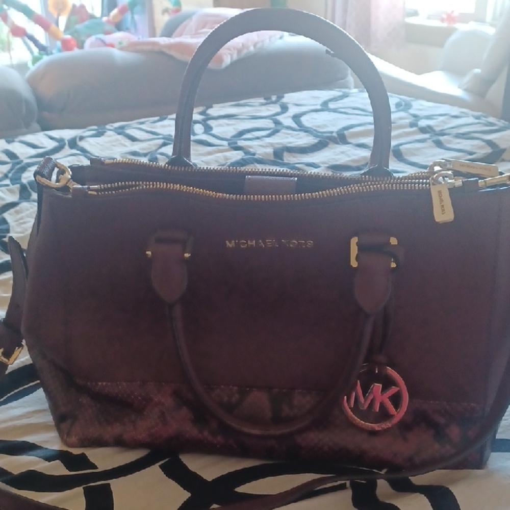 Michael Kors Purple Handbag